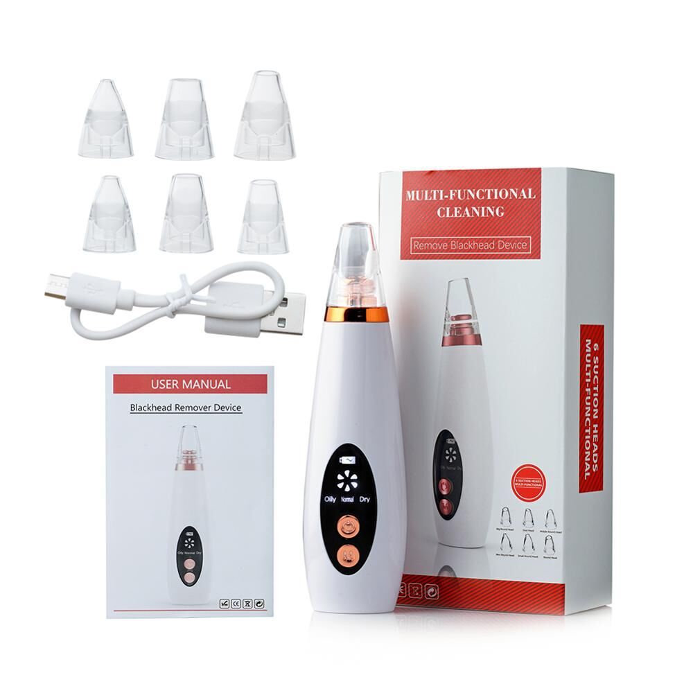 Electric Blackhead Suction Instrument – Rechargeable Acne & Pore Cleaner