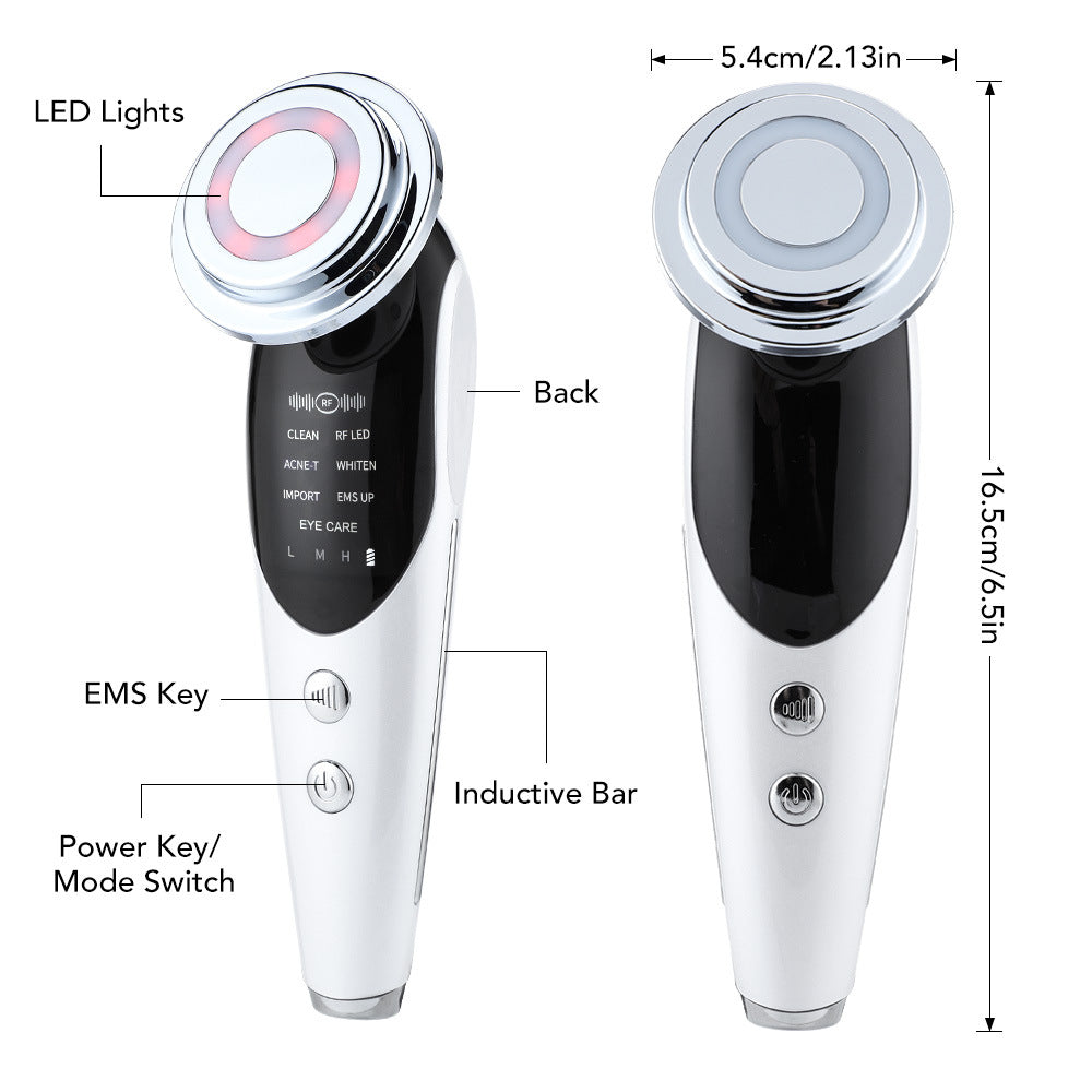 7-in-1 EMS Microcurrent LED Beauty Device – Vibration & Color Light Face Lifting Importer