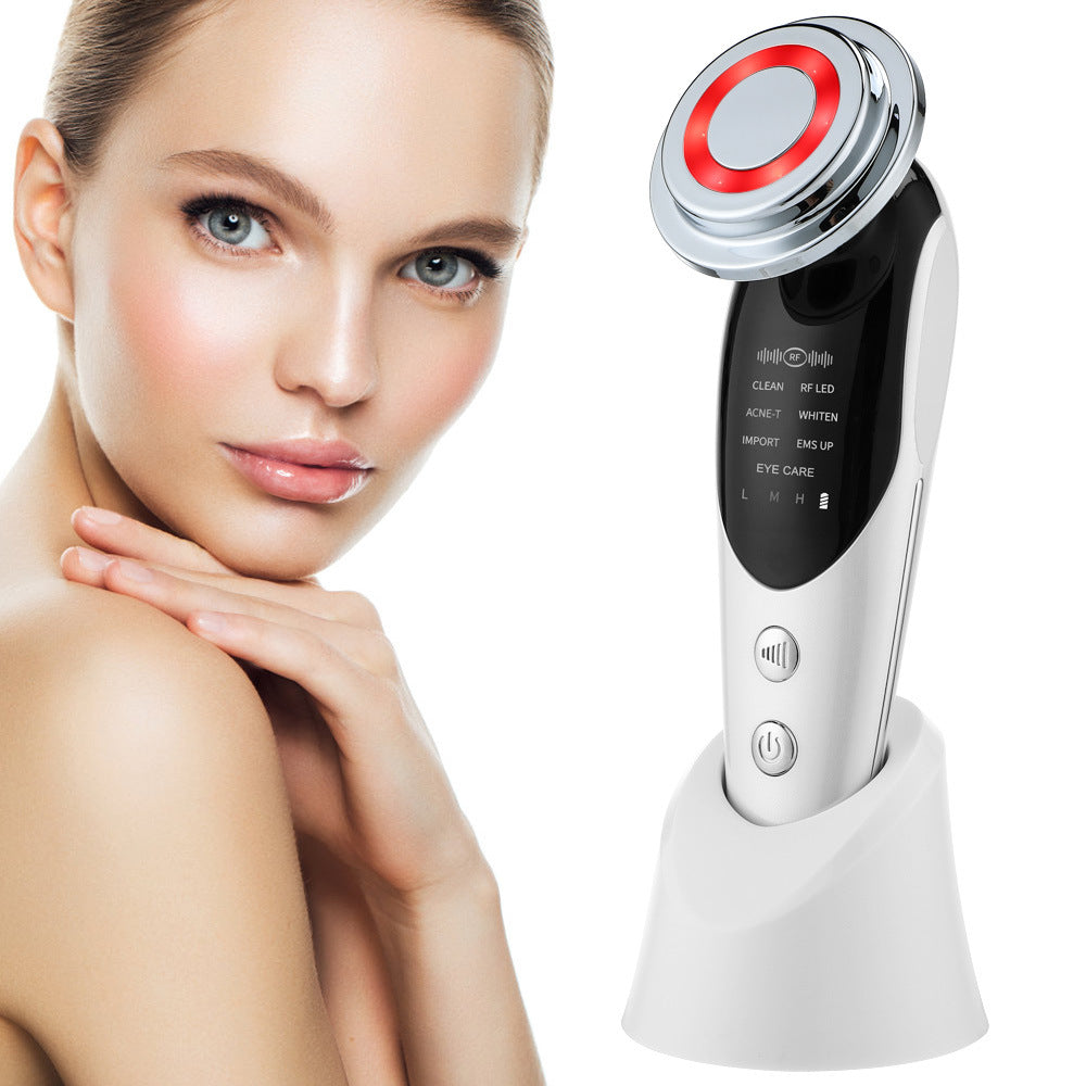 7-in-1 EMS Microcurrent LED Beauty Device – Vibration & Color Light Face Lifting Importer